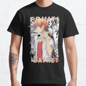 Kyo Sohma Fruits Basket Furūtsu Basuketto Manga Style Anime Design T-shirt classique RB0909 produit Officiel Fruits Basket Merch